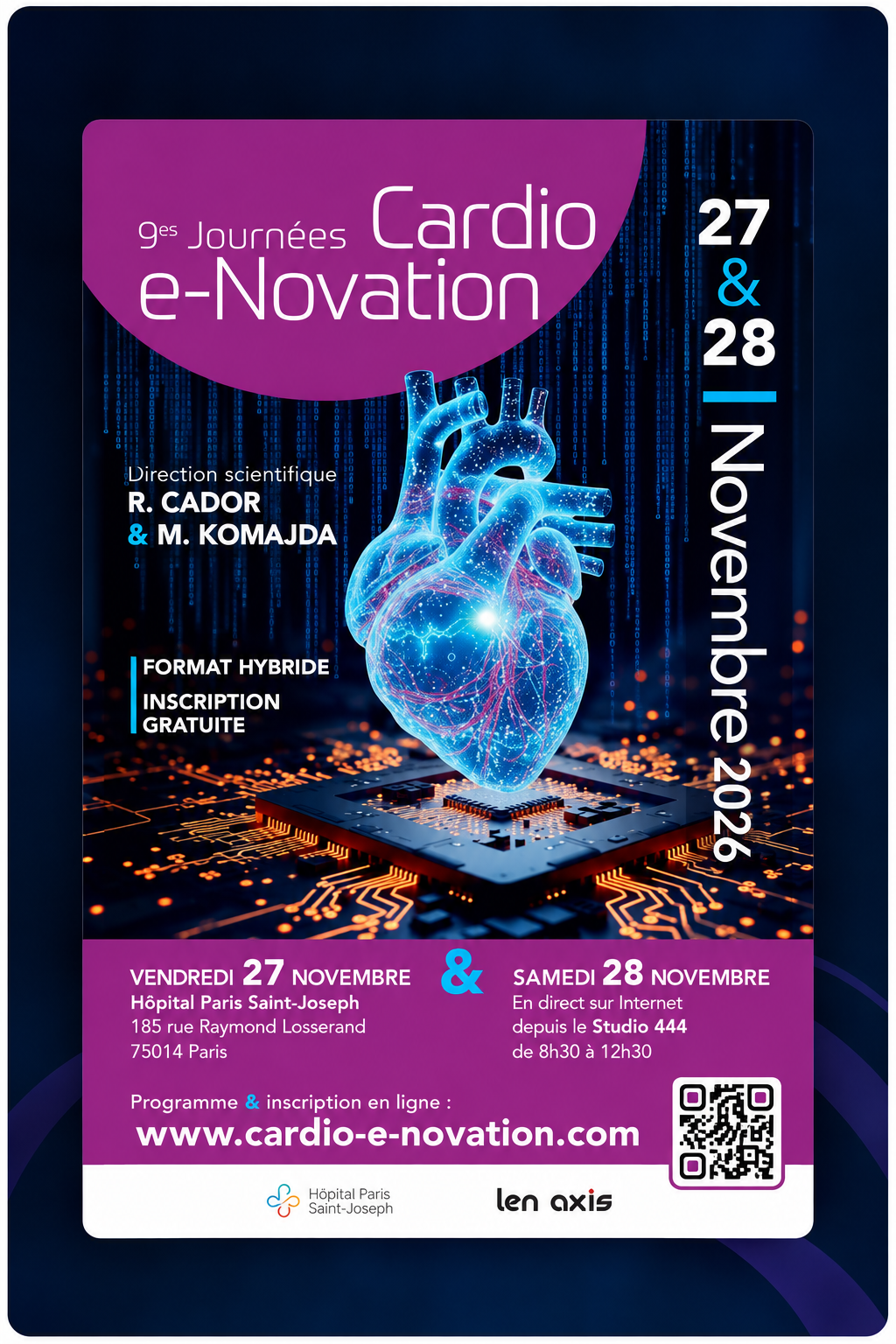 9es Journées Cardio e-Novation : deux jours dédiés à l’innovation en cardiologie à Paris